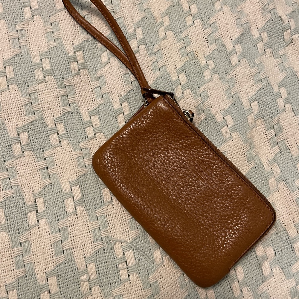 Women’s Brown Coach Wristlet